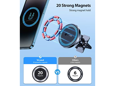 360 montagem do telefone do carro magnético ajustável
