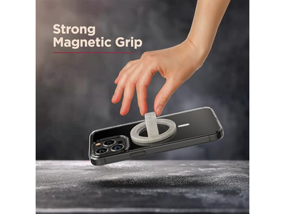 Suporte de aperto de telefone magnético com anel de laço de dedo de silicone