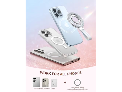 Suporte magnético telefone elegante brilho