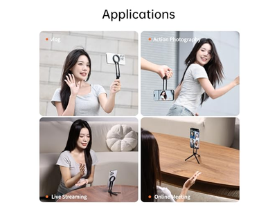 Suporte de tripé de telefone magnético para iPhone