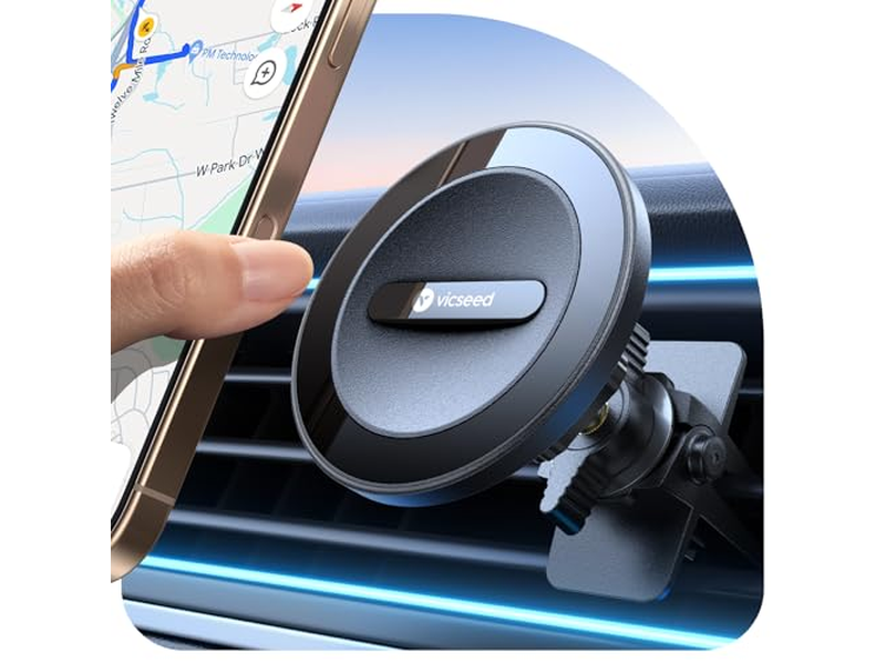 MagSafe carro montagem preto mais forte telefone magnético titular