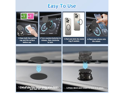 Suportes de telefone para carro compatível com MagSafe