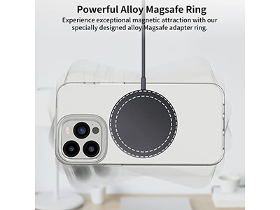 Anéis de Metal universal compatíveis com adesivo MagSafe