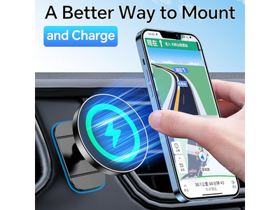 Coolpow para carregador de montagem de carro Magsafe