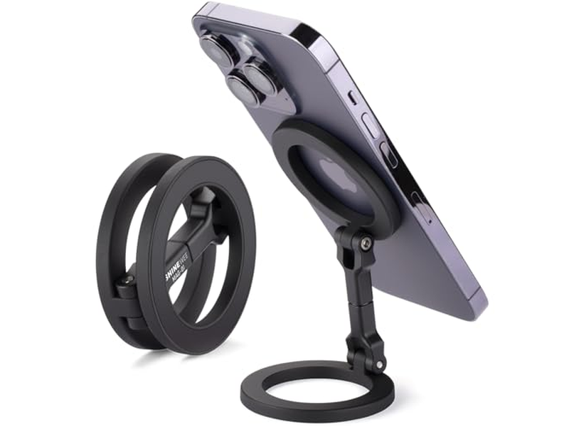 Duplo Magnético Suporte do telefone do anel Anexar rapidamente a qualquer superfície de ferro
