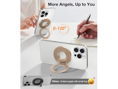 Fit de dupla anel para suporte de anel de aperto de telefone MagSafe