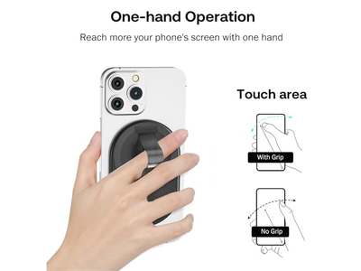 Magnético Finger Telefone Apoio e suporte para Smartphones Limpar