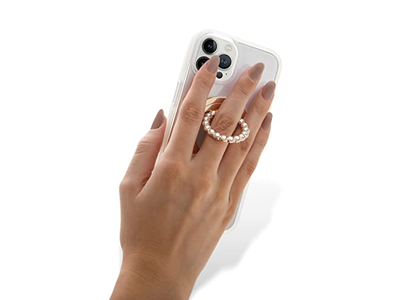 Suporte magnético de aperto e anel do telefone com suporte rotativo