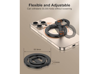 Suporte de aperto de telefone magnético com suporte ajustável para Smartphones