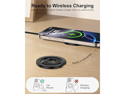 Suporte de aperto de telefone magnético com suporte ajustável para Smartphones