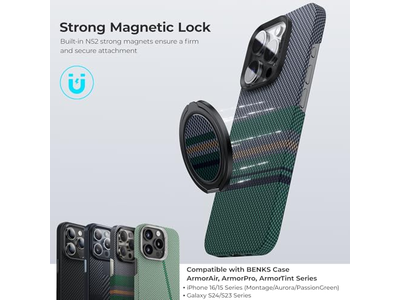 Suporte magnético do anel do aperto do telefone para Magsafe