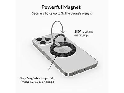 Aperto de telefone magnético com suporte ajustável - Acessórios removíveis para