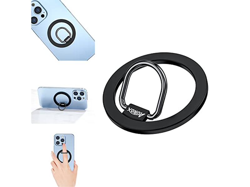 Suporte de anel de telefone magnético para suporte de aperto ajustável MagSafe Removab