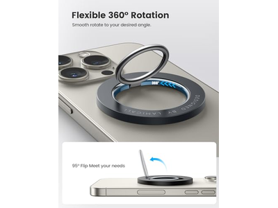 Suporte de anel magnético com rotação de 360 graus para dispositivos MagSafe