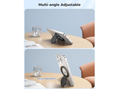 Suporte magnético do anel para o aperto removível do uso do de dois lados com o suporte de chute