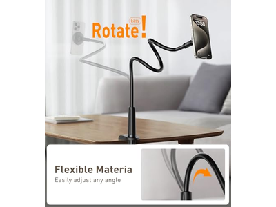 Grampo de mesa de suporte magnético 360 rotação ajustável