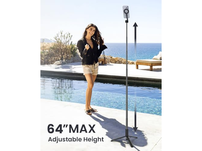 Tripé magnético para iPhone, 64 Selfie Stick para iPhone Magsafe