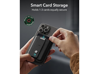 Carteira magnética para iPhone com Encontrar Minha Funcionalidade e S ajustável