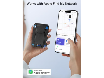 Carteira magnética para iPhone Funciona com Encontrar Meu Suporte ajustável 9 Ca