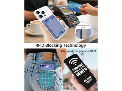 Carteira magnética com bloqueio RFID e suporte ajustável para identidade