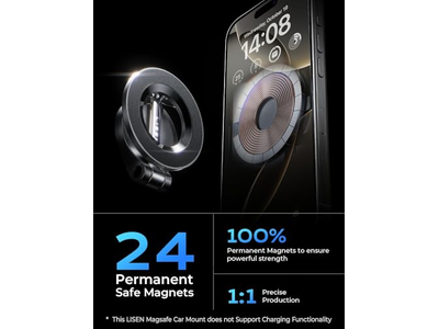 Magsafe carro montagem ultra magnética Titular do telefone para carro Dashboard