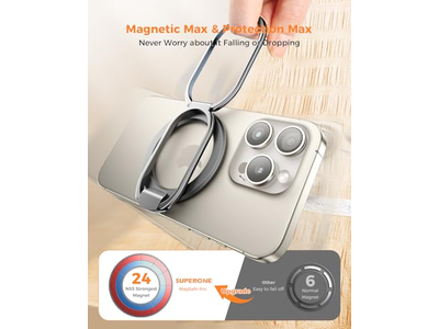 Suporte magnético ajustável MagSafe telefone anel
