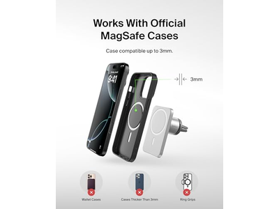 MagSafe Vent Suporte Pro MagSafe iPhone montagem para o carro