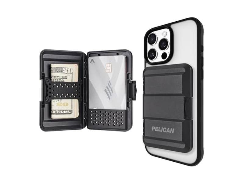 Carteira MagSafe para iPhone - Snap-On magnético Titular de Cartão - Desmontável