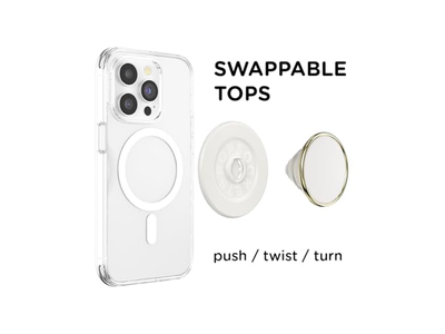 Aperto do telefone com Suporte de apoio e suporte magnético para casos MagSafe