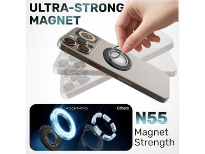 Magnético ultra forte Titular da Anel Telefone para MagSafe