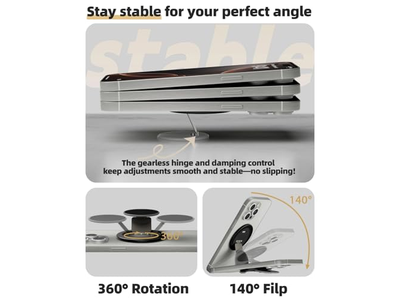 Ultra-Thin MagSafe Suporte do anel multi-angle do aperto do telefone com 360o